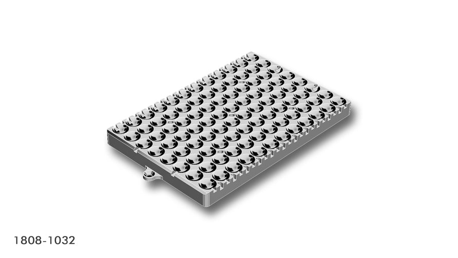 Adapter for 96 well round bottom microplate