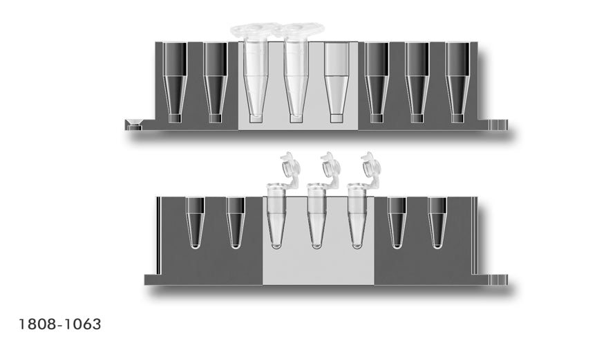 Adapter for 40/0.5ml tubes
