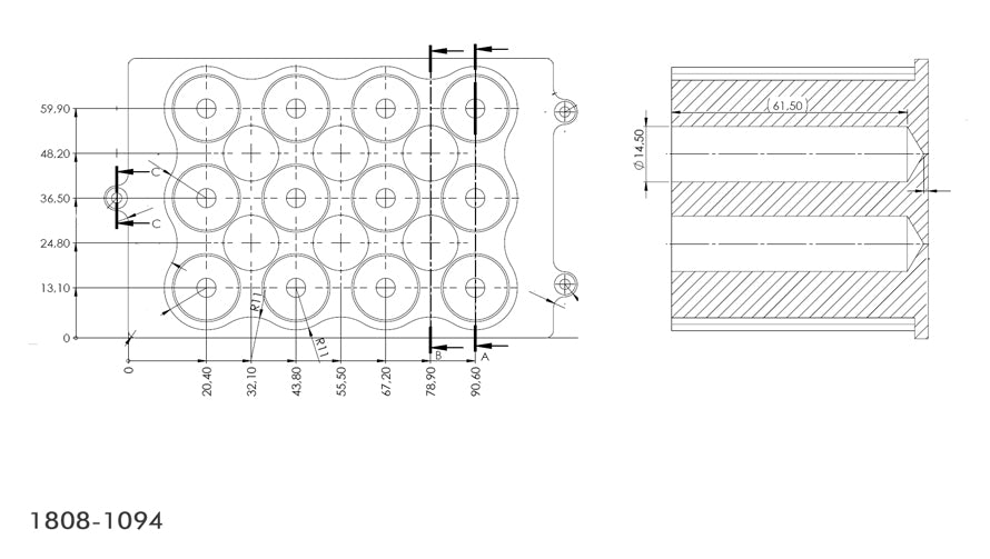 Adapter for FALCON® 12/15ml tubes