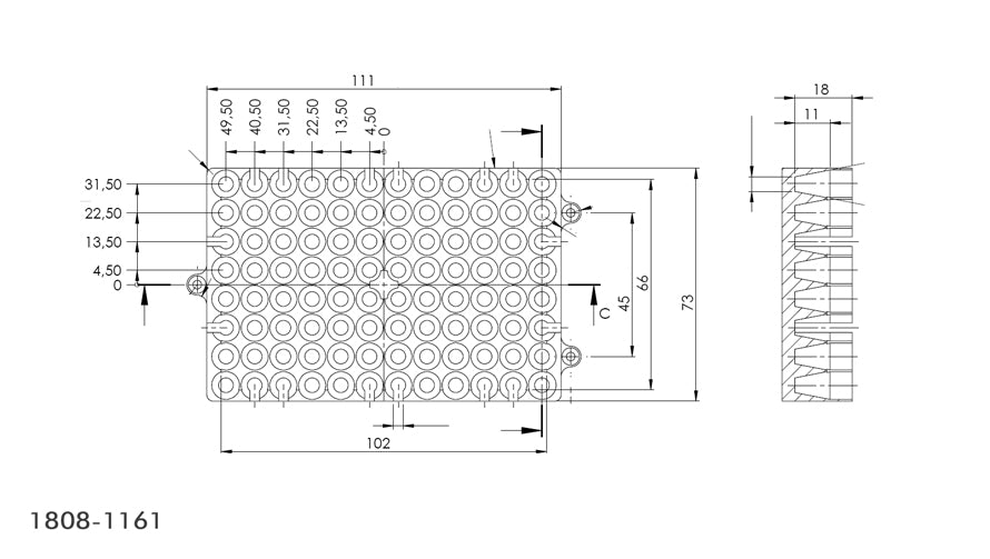 Adapter for AXYGEN® 96/0.6ml Deep Well Plate